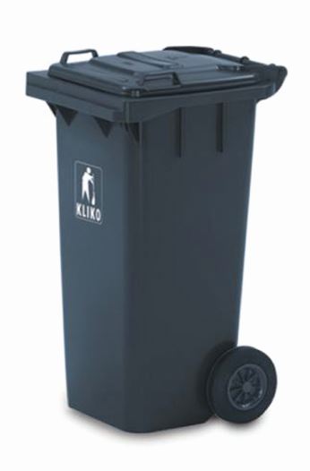 Nádoba na odpad 120 l černá